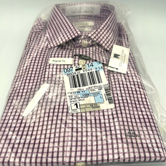 Michael Strahan dress shirt NWT! - Picture 3 of 4